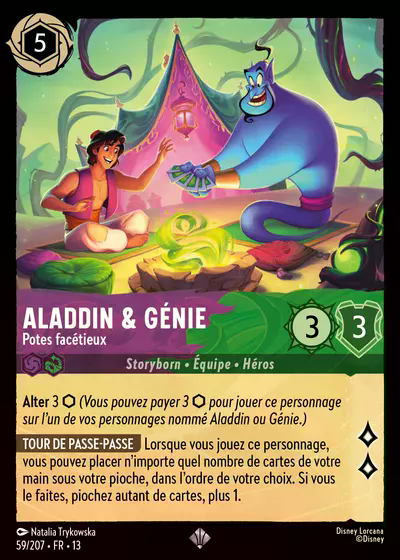 Aladdin & Génie - Potes facétieux