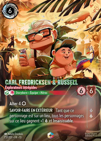 Carl Fredricksen & Russell - Explorateurs intrépides