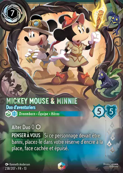 Mickey Mouse & Minnie - Duo d'aventuriers