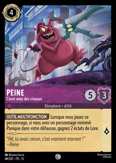 Peine - Court avec des ciseaux