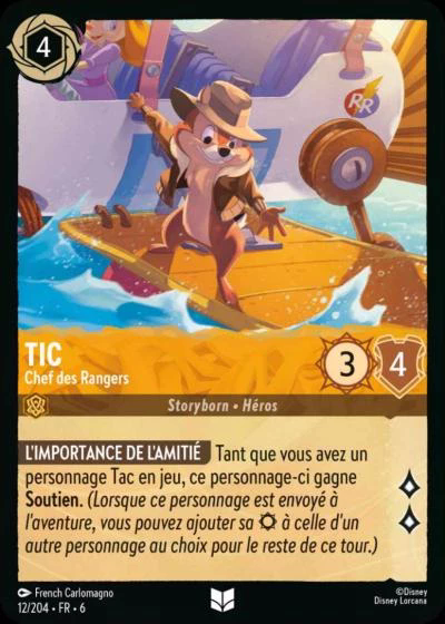 Tic - Chef des Rangers