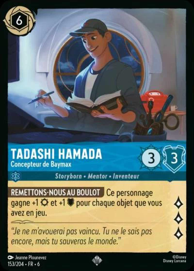Tadashi Hamada - Concepteur de Baymax