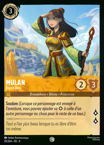 Mulan - Esprit libre