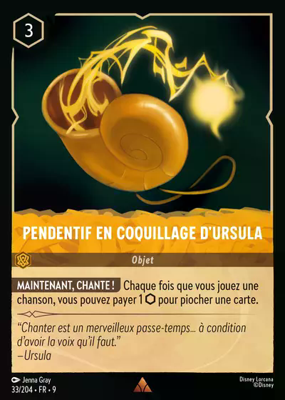 Pendentif En Coquillage D'Ursula