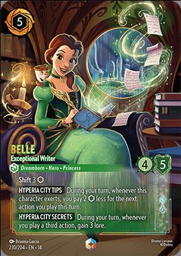 Belle - Écrivaine exceptionnelle