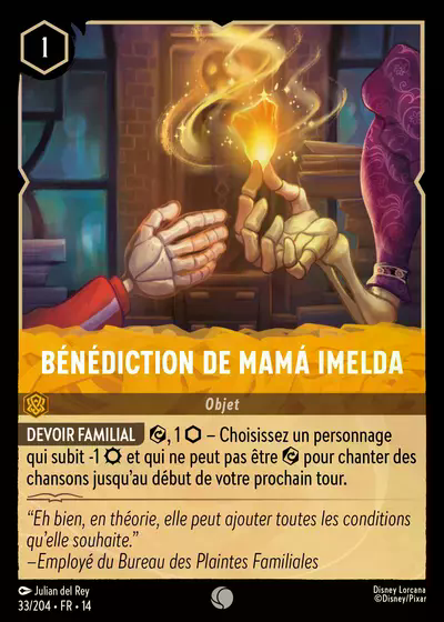 Bénédiction de Mamá Imelda