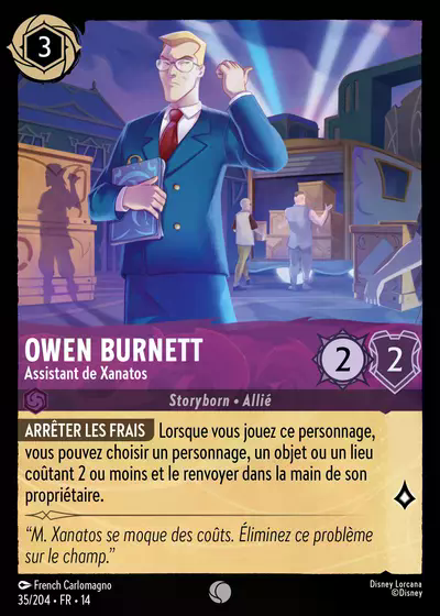 Owen Burnett - Assistant de Xanatos