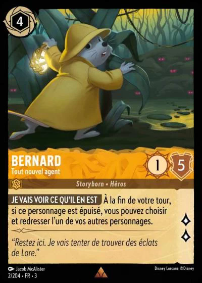 Bernard - Tout nouvel agent