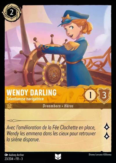 Wendy Darling - Talentueuse navigatrice