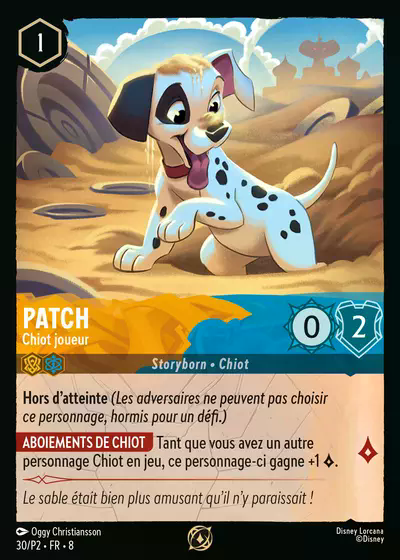Patch - Chiot joueur