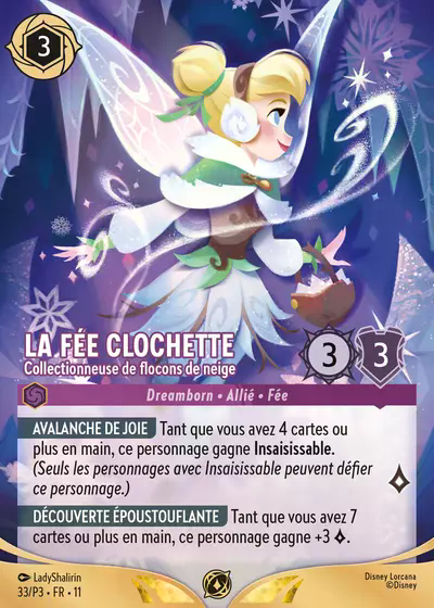 La Fée Clochette - Collectionneuse de flocons de neige