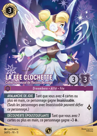 La Fée Clochette - Collectionneuse de flocons de neige
