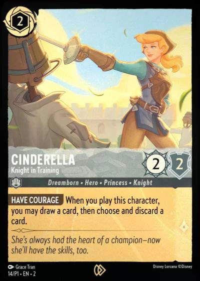 Cendrillon - Chevalier à l'entraînement