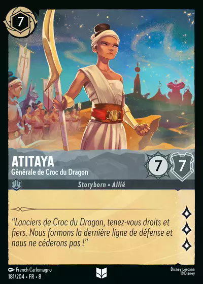 Atitaya - Générale de Croc du Dragon