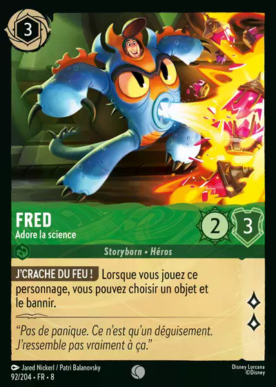 Fred - Adore la science