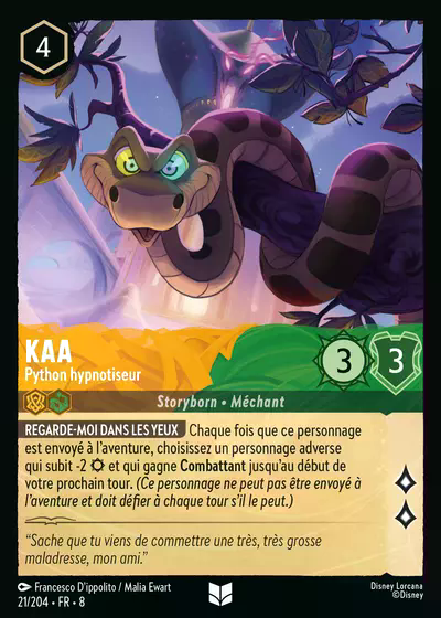 Kaa - Python hypnotiseur