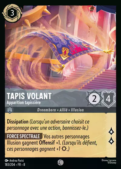 Tapis Volant - Apparition tapissière