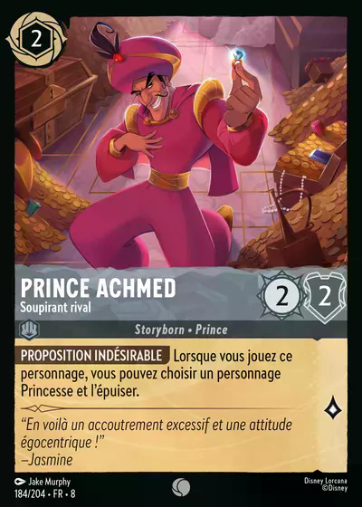 Prince Achmed - Soupirant rival