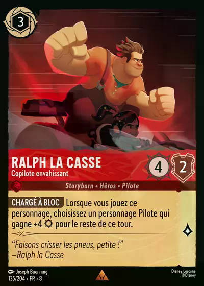 Ralph la Casse - Copilote envahissant