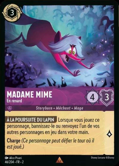 Madame Mime - En renard