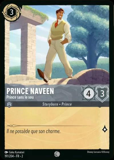 Prince Naveen - Prince sans le sou