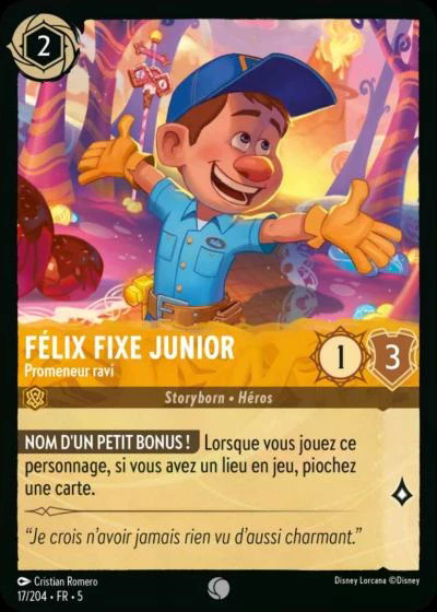 Félix Fixe Junior - Promeneur ravi