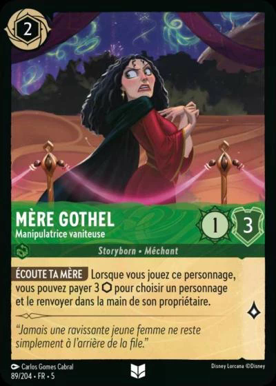 Mère Gothel - Manipulatrice vaniteuse