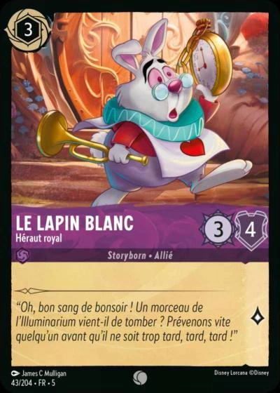 Le lapin blanc - Héraut royal