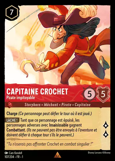 Capitaine Crochet - Pirate impitoyable