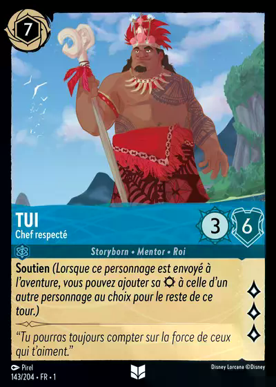 Tui - Chef respecté