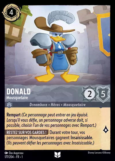 Donald - Mousquetaire