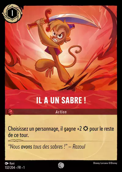 Il A Un Sabre!