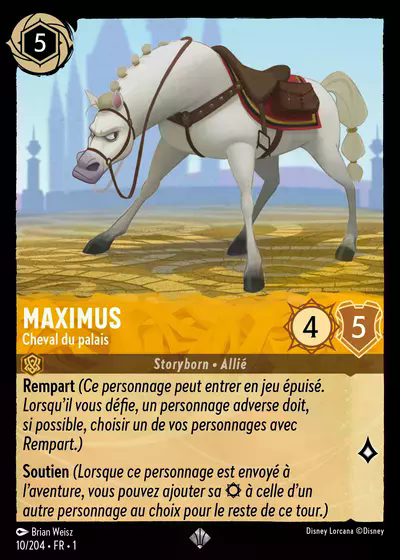 Maximus - Cheval du palais