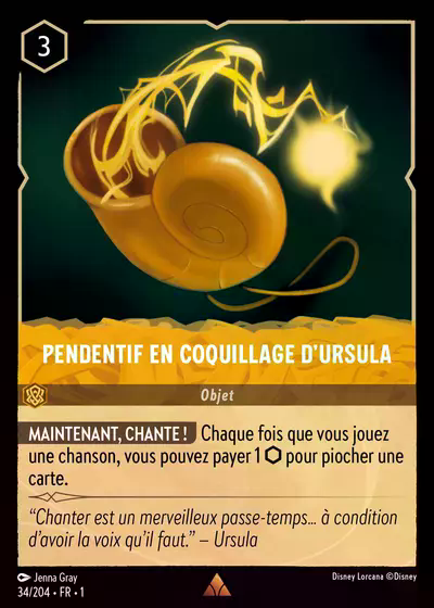 Pendentif En Coquillage D'Ursula