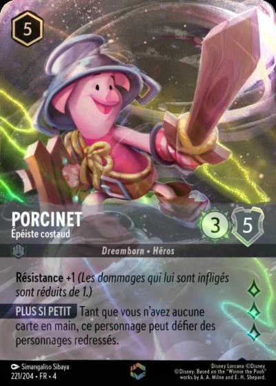 Porcinet - Epéiste costaud