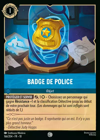 Badge de police