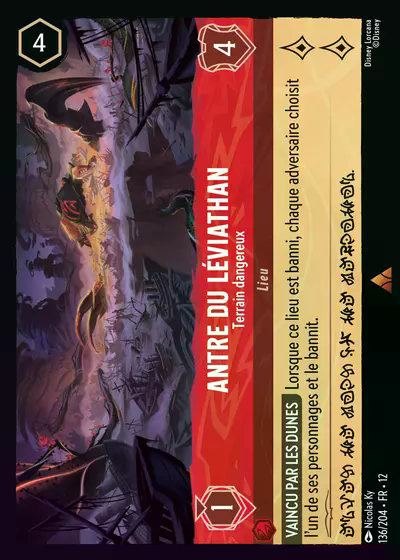 Antre du Léviathan - Terrain dangereux