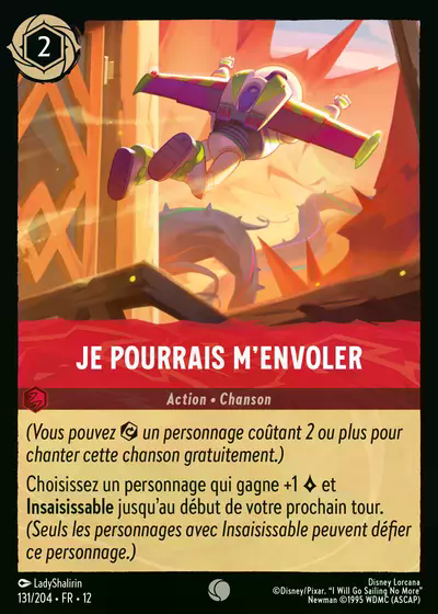 Je pourrais m'envoler