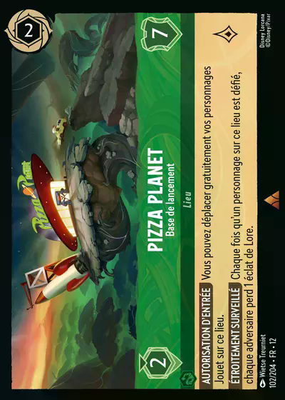 Pizza Planet - Base de lancement