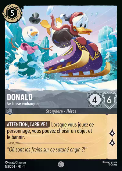 Donald - Se laisse embarquer