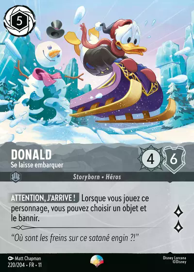 Donald - Se laisse embarquer