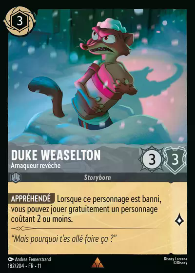 Duke Weaselton - Arnaqueur revêche