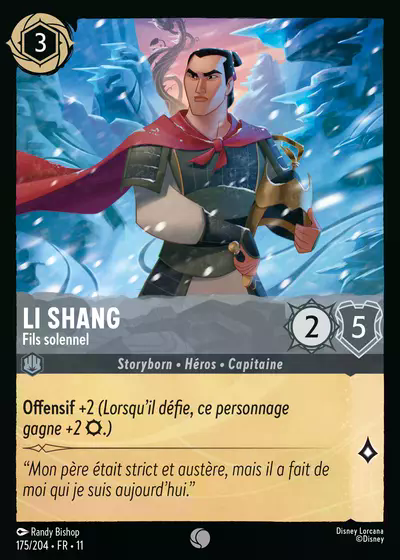 Li Shang - Fils solennel