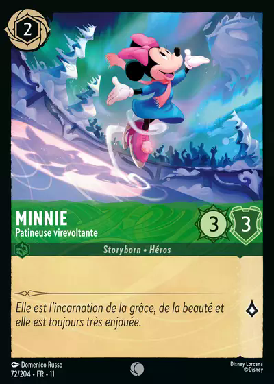 Minnie - Patineuse virevoltante