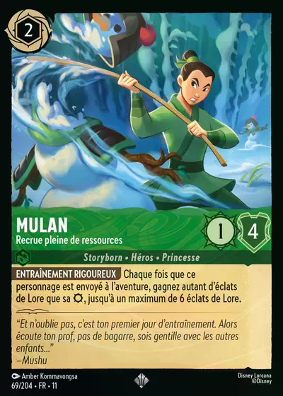 Mulan - Recrue pleine de ressources