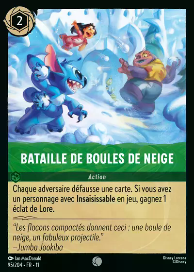 Bataille de boules de neige