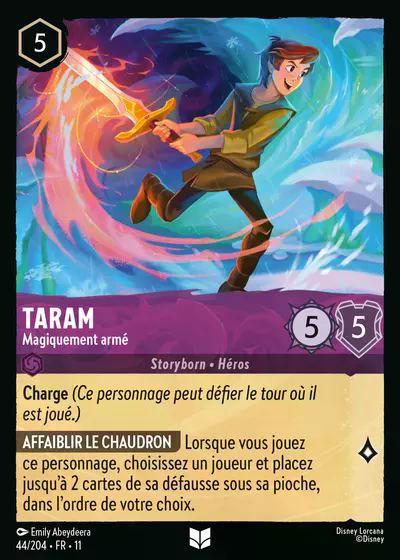Taram - Magiquement armé