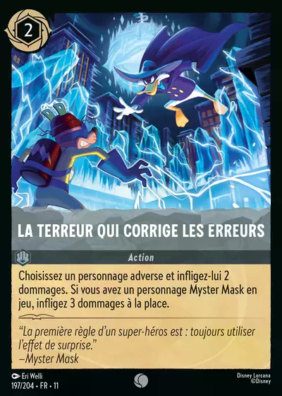 La terreur qui corrige les erreurs