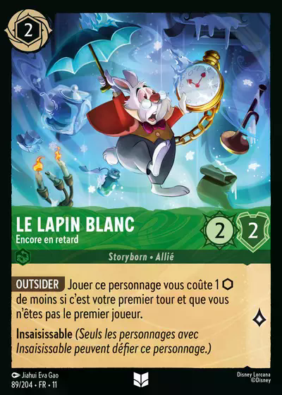 Le lapin blanc - Encore en retard
