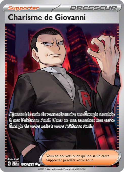 Charisme de Giovanni